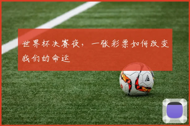 世界杯决赛夜,一张彩票如何改变我们的命运